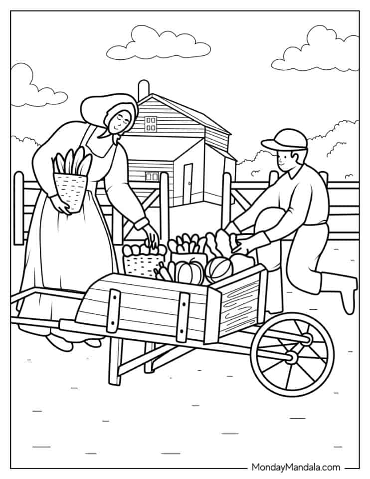 26 Farm Coloring Pages (Free PDF Printables)