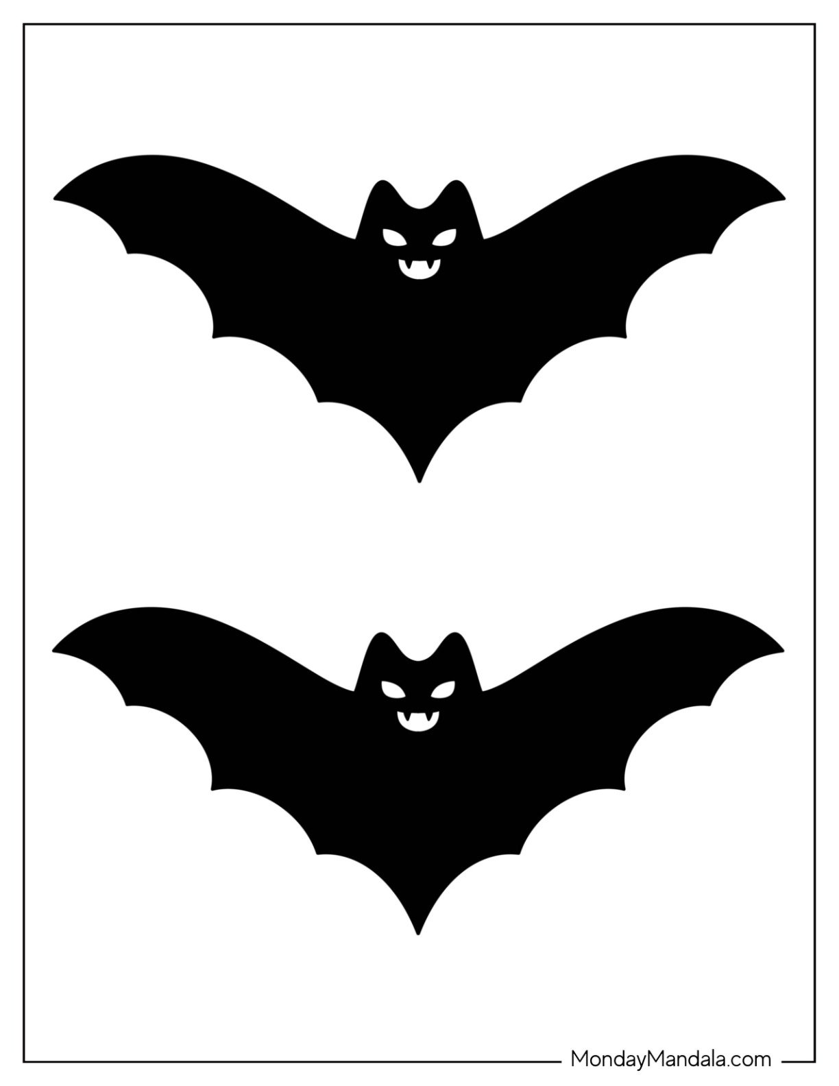 52 Bat Templates (Free PDF Printables)