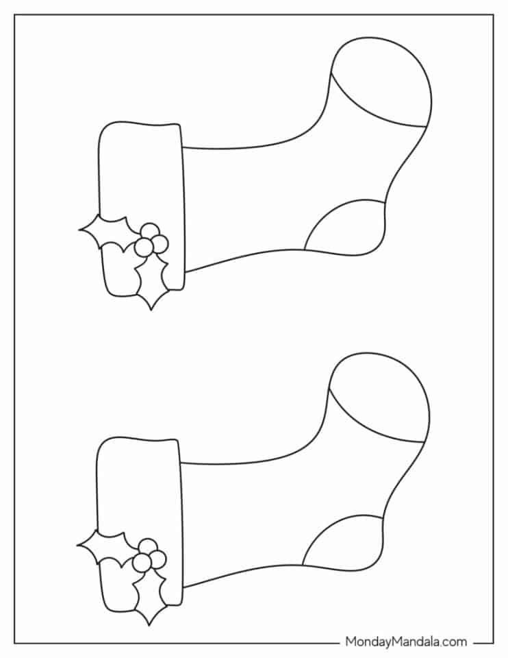 Christmas Stocking Template Pdf Christmas Stocking Template Pdf