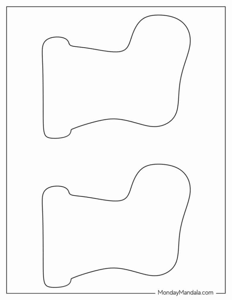 Free Printable Christmas Stocking Template Printable Free Printable Christmas Stocking Template Printable