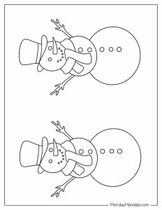 26 Snowman Templates (Free PDF Printables)