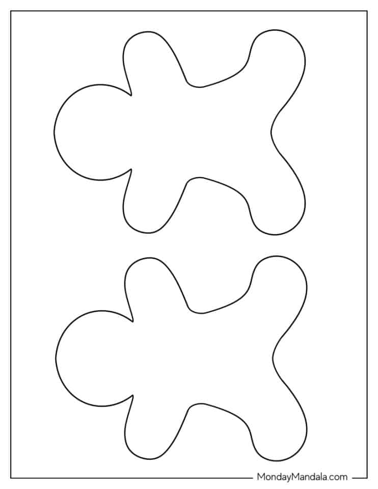 48 Gingerbread Man Templates Free PDF Printables 48 Gingerbread Man Templates Free PDF Printables