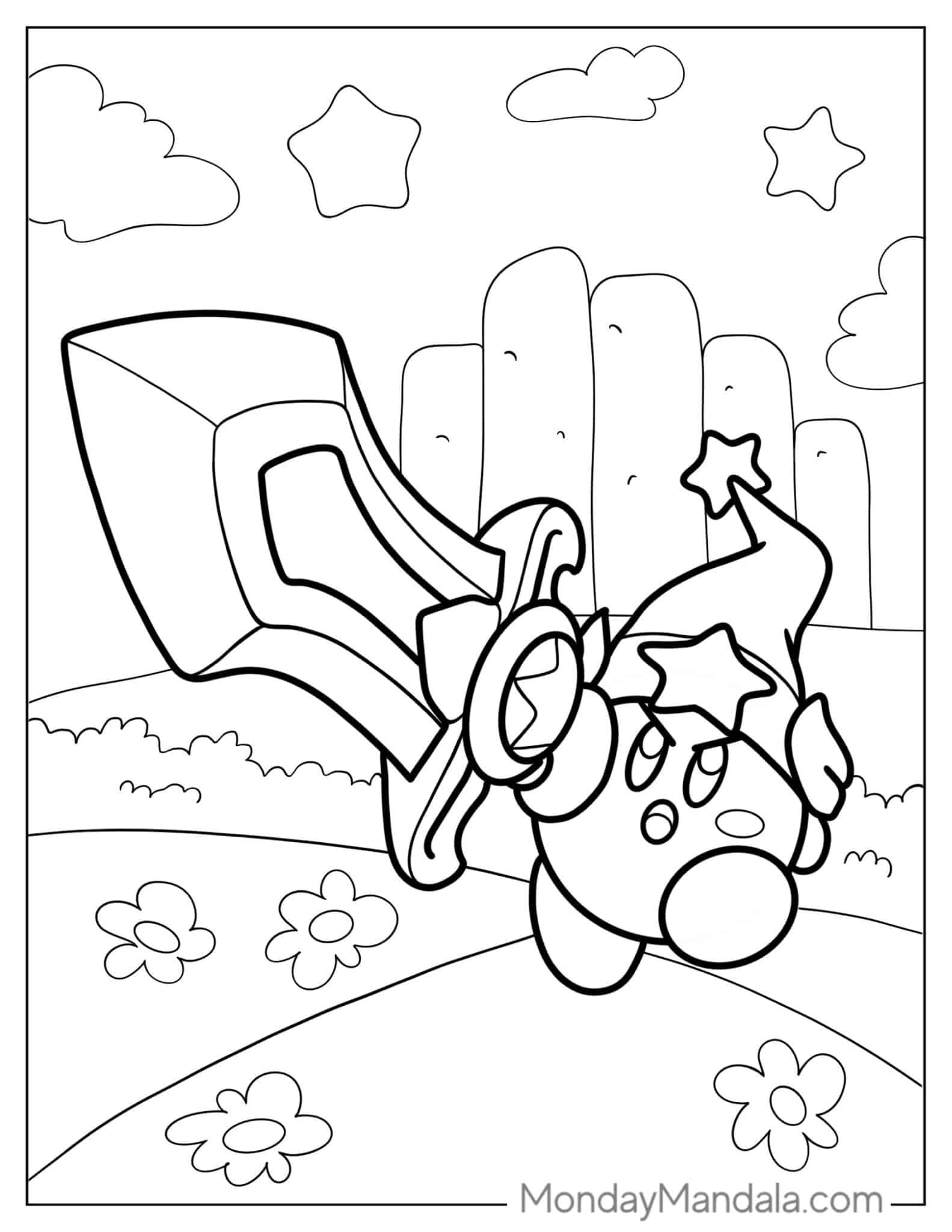 Kirby Printable Coloring Pages Cad315e2313ebce5641d19f6eabd04bb Kirby 