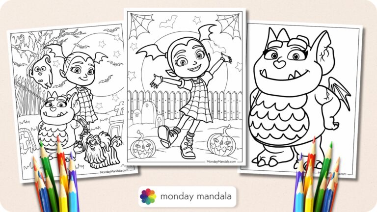 20 Vampirina Coloring Pages (Free PDF Printables)