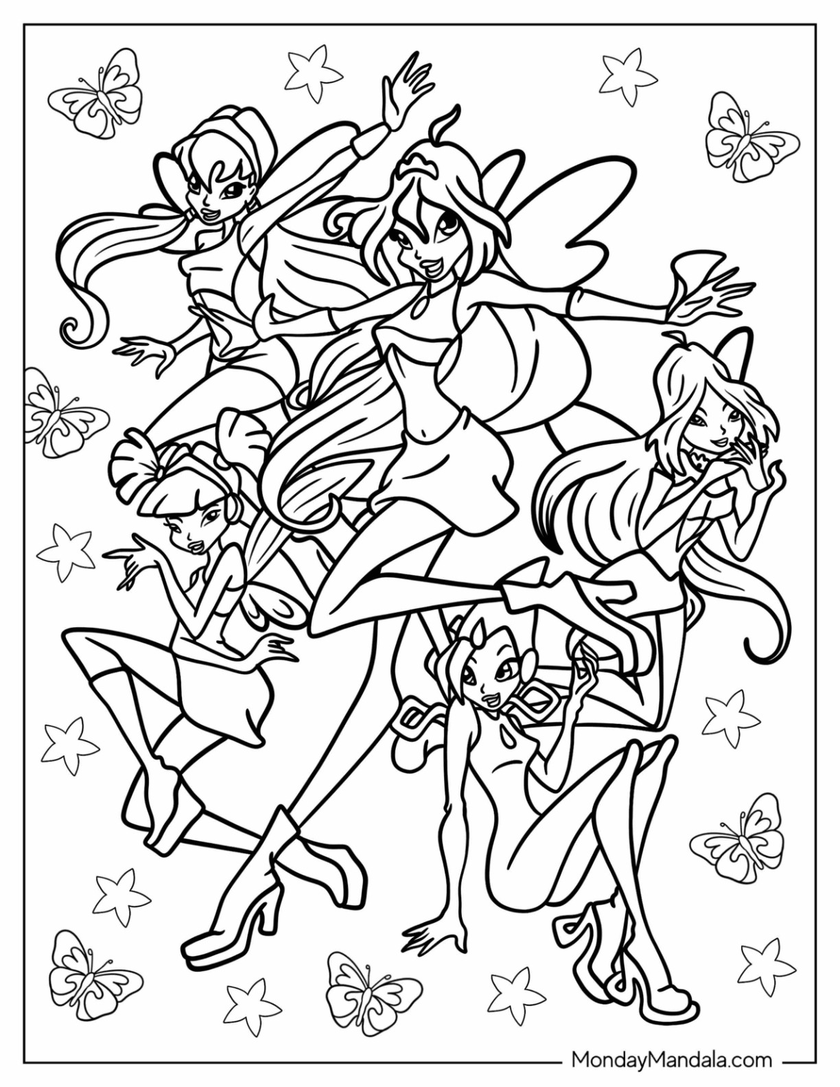 The Winx Coloring Pages