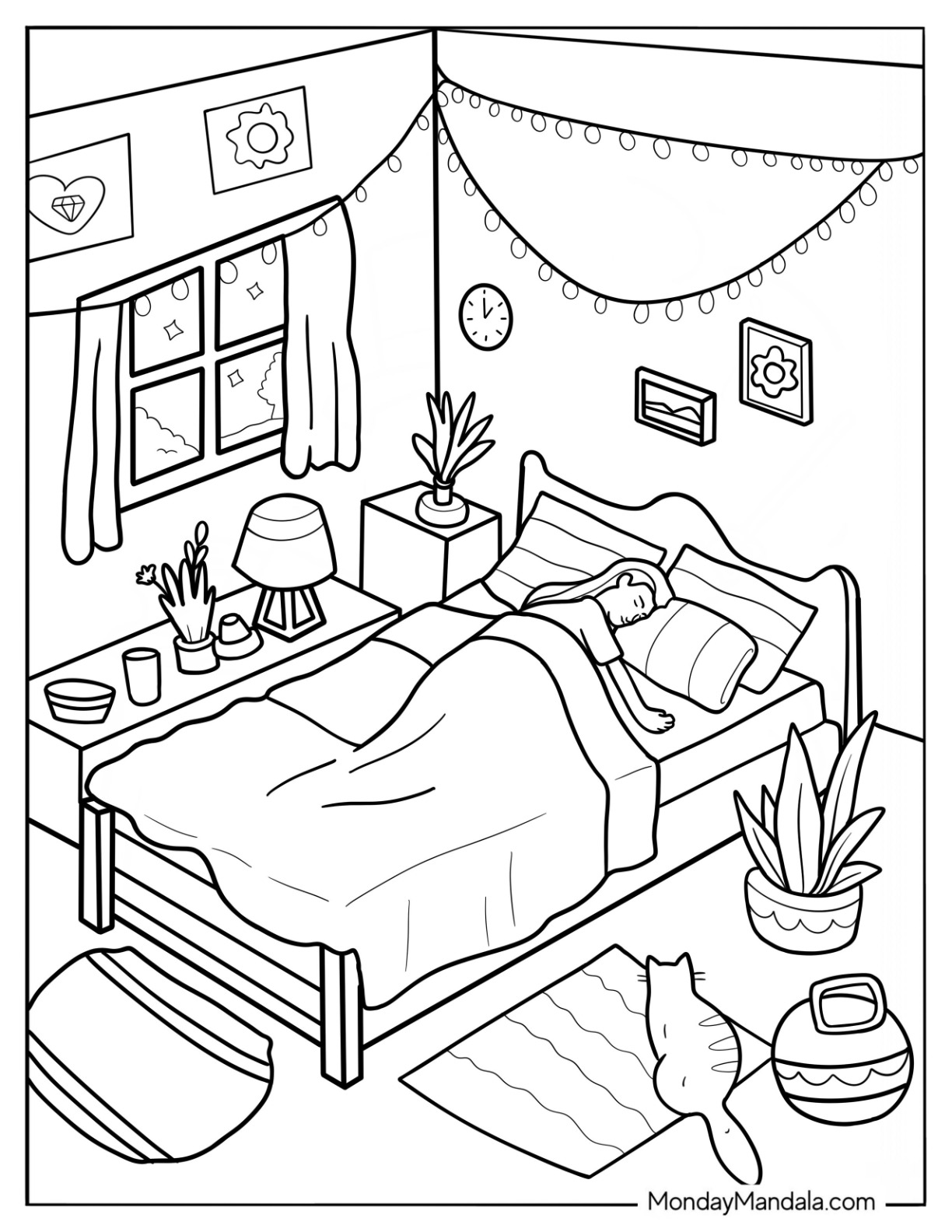 20 Bedroom Coloring Pages Free PDF Printables 20 Bedroom Coloring Pages Free PDF Printables