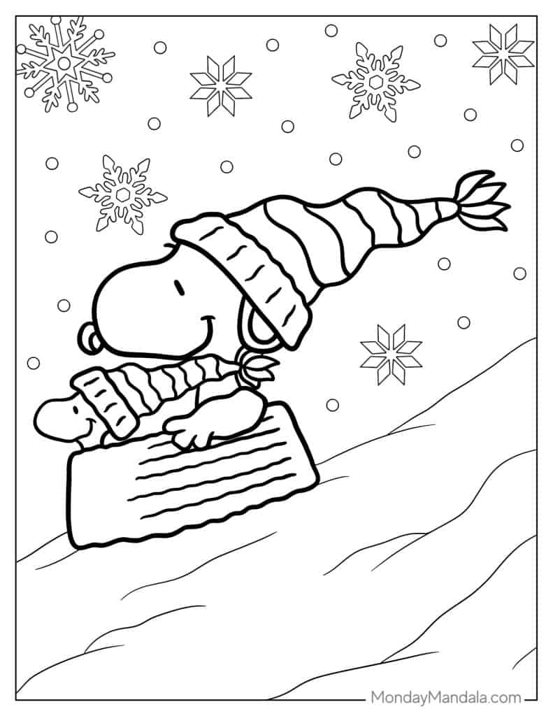 Printable Snoopy And Woodstock Coloring Pages Printable Snoopy And Woodstock Coloring Pages