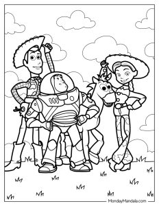 Buzz Lightyear Coloring Page