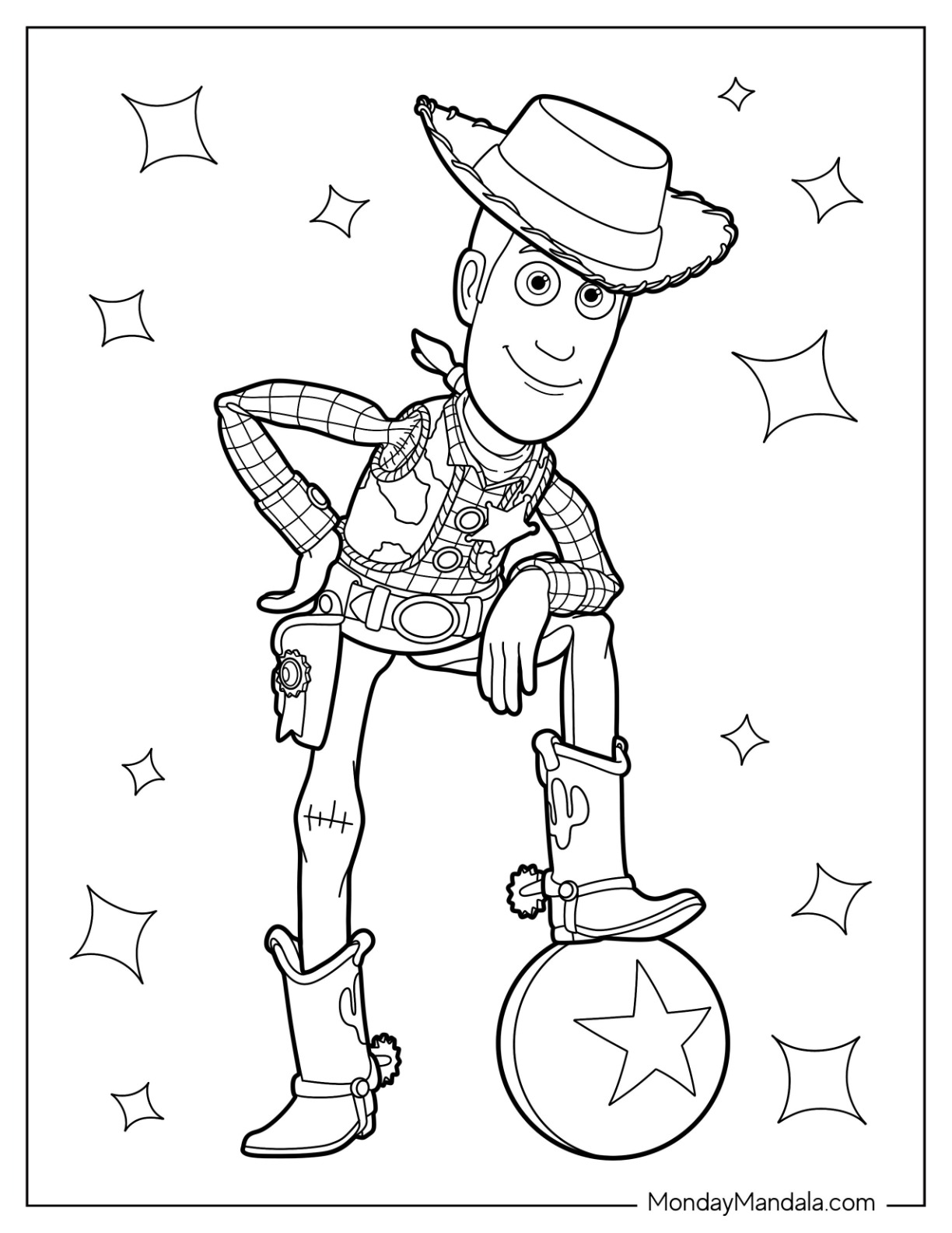 Toy Story Coloring Pages Woody And Buzz