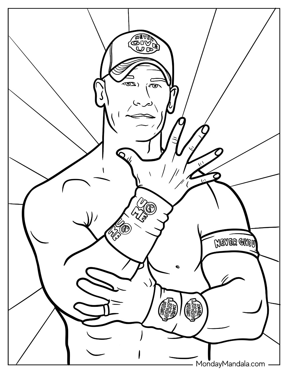 20 John Cena Coloring Pages Free PDF Printables 