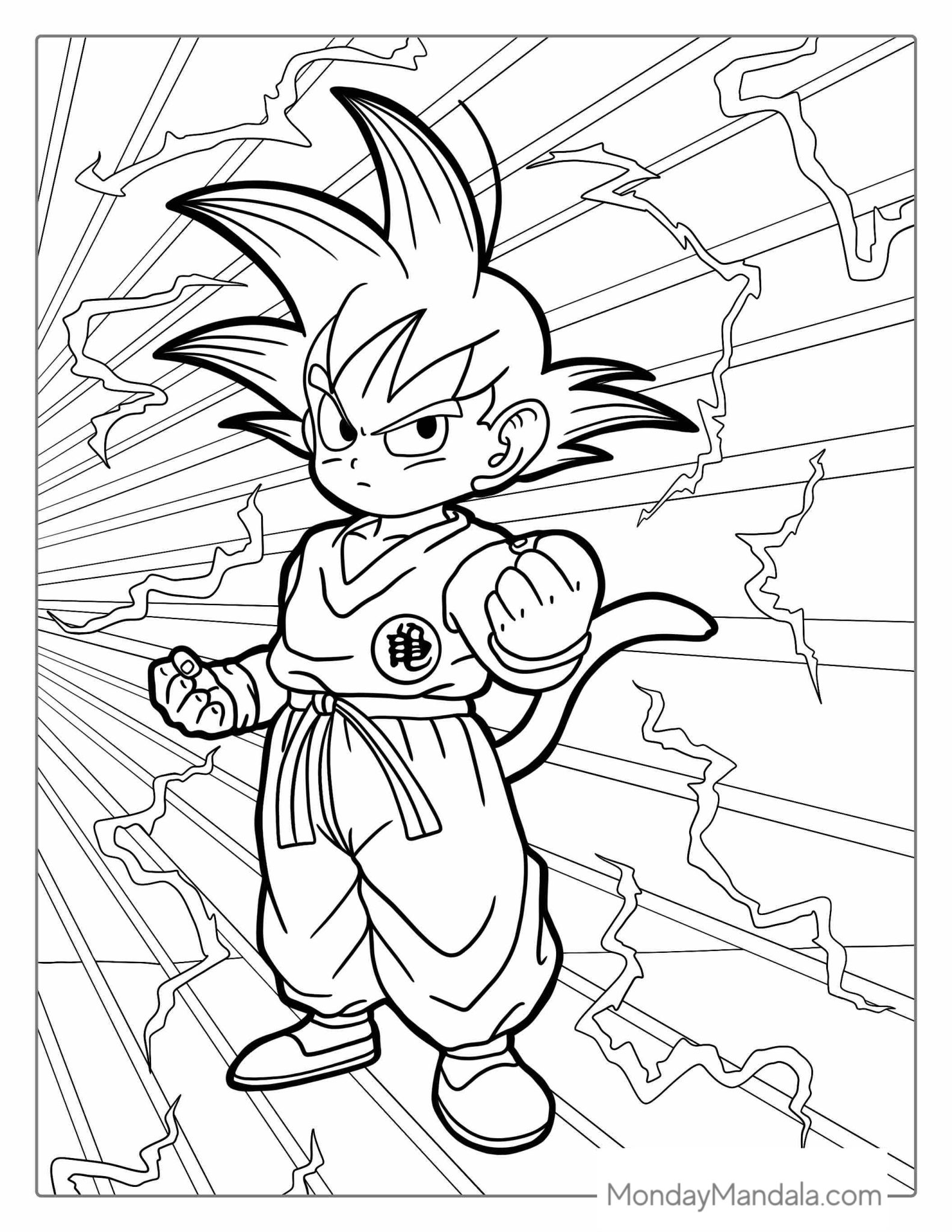 Dragon Ball Z Coloring Pages Printable Dragon Ball Z Coloring Pages Printable