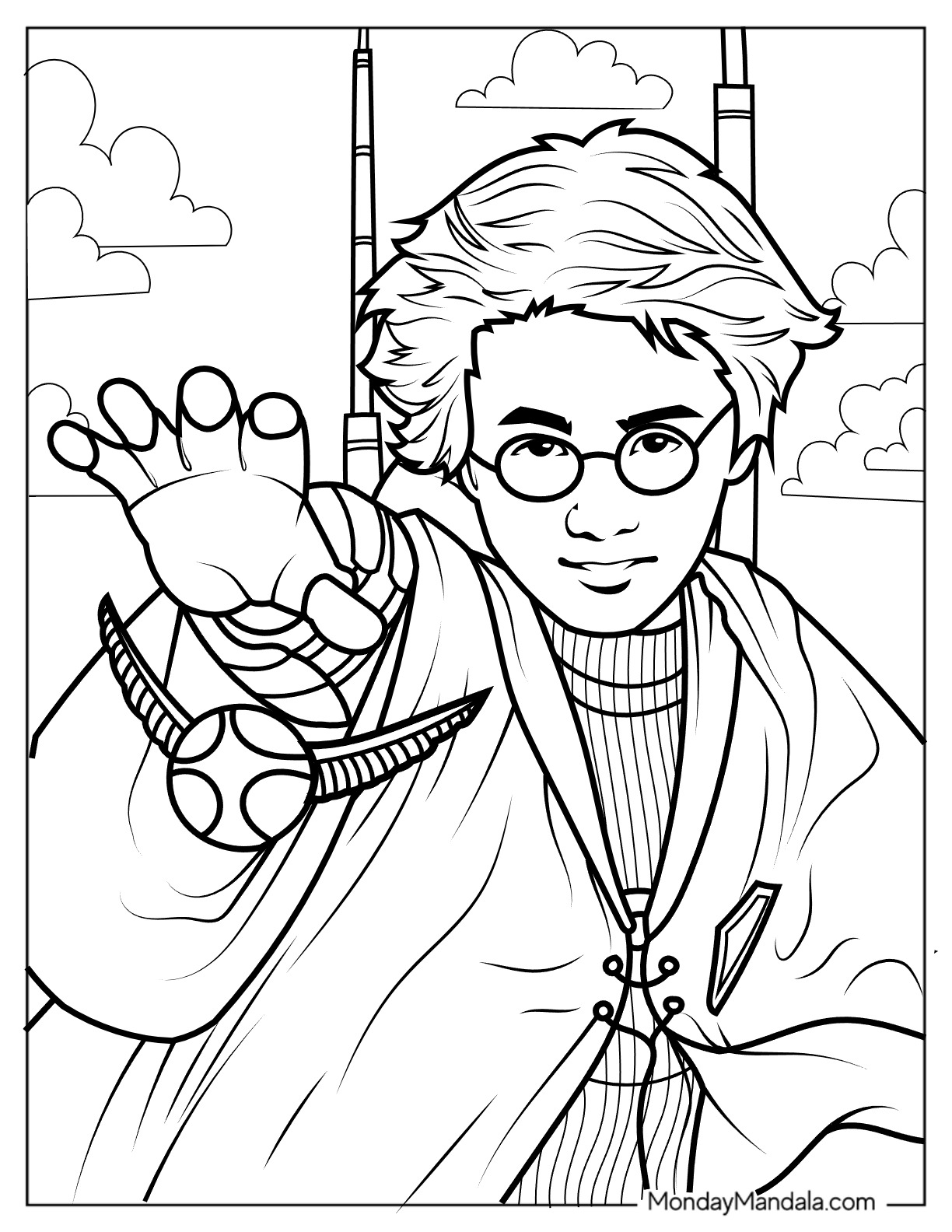 Harry Potter Coloring Sheets Printable