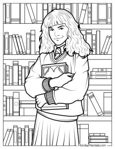 44 Harry Potter Coloring Pages (Free PDF Printables)
