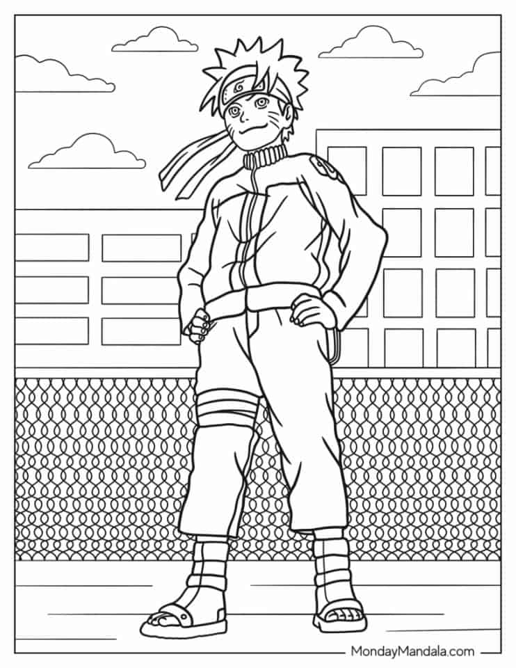 54 Anime Coloring Pages (Free PDF Printables)