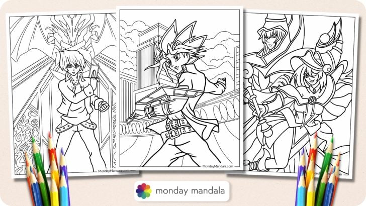 Yu-Gi-Oh-Coloring-Pages-Featured-Image