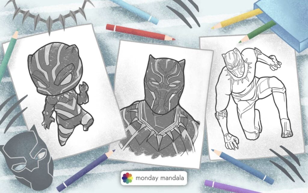20 Black Panther Coloring Pages (Free PDF Printables)