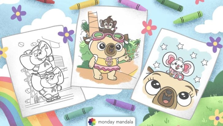 chip and potato coloring pages featured image