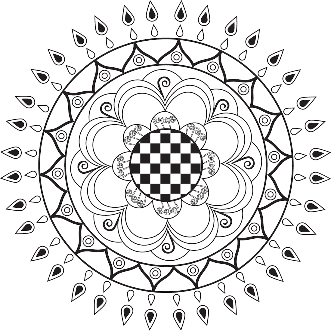 Dancing Queen Mandala