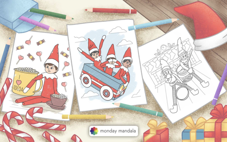 Monday Mandala | Free Printables & Coloring Pages