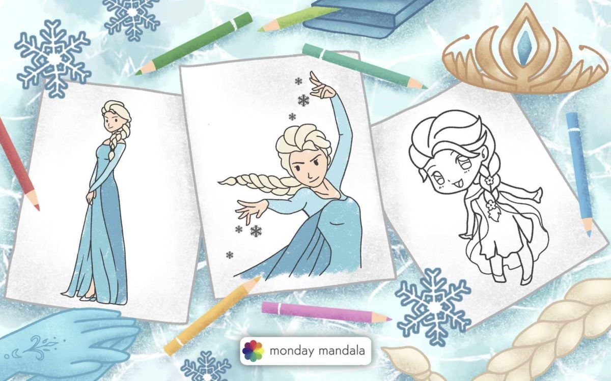 40 Elsa Coloring Pages (Free PDF Printables)