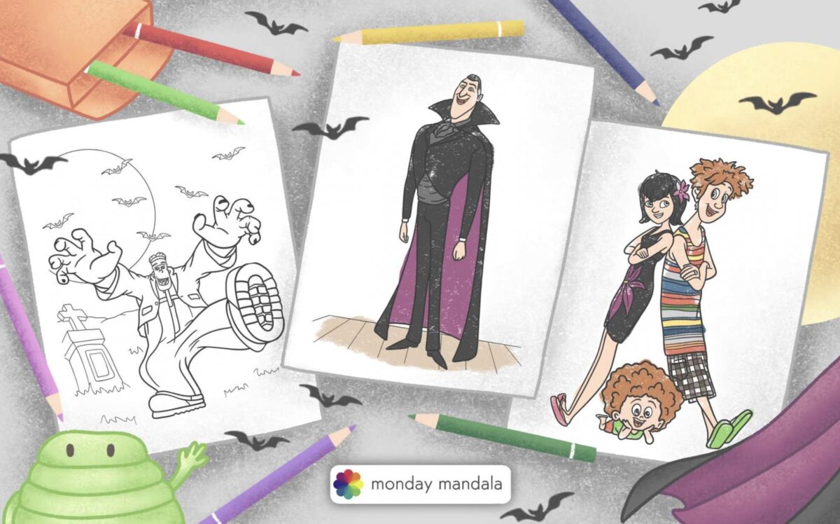 20 Hotel Transylvania Coloring Pages (Free PDF Printables)