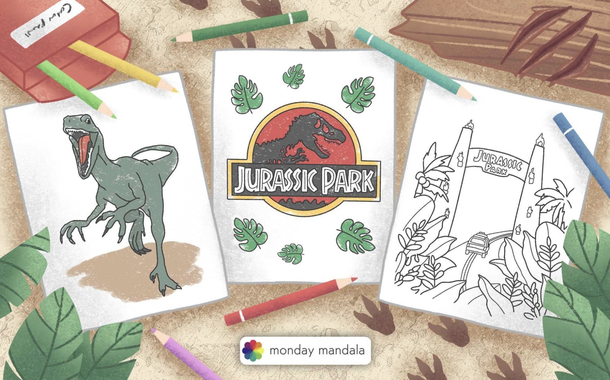 22 Jurassic Park Coloring Pages (Free PDF Printables)