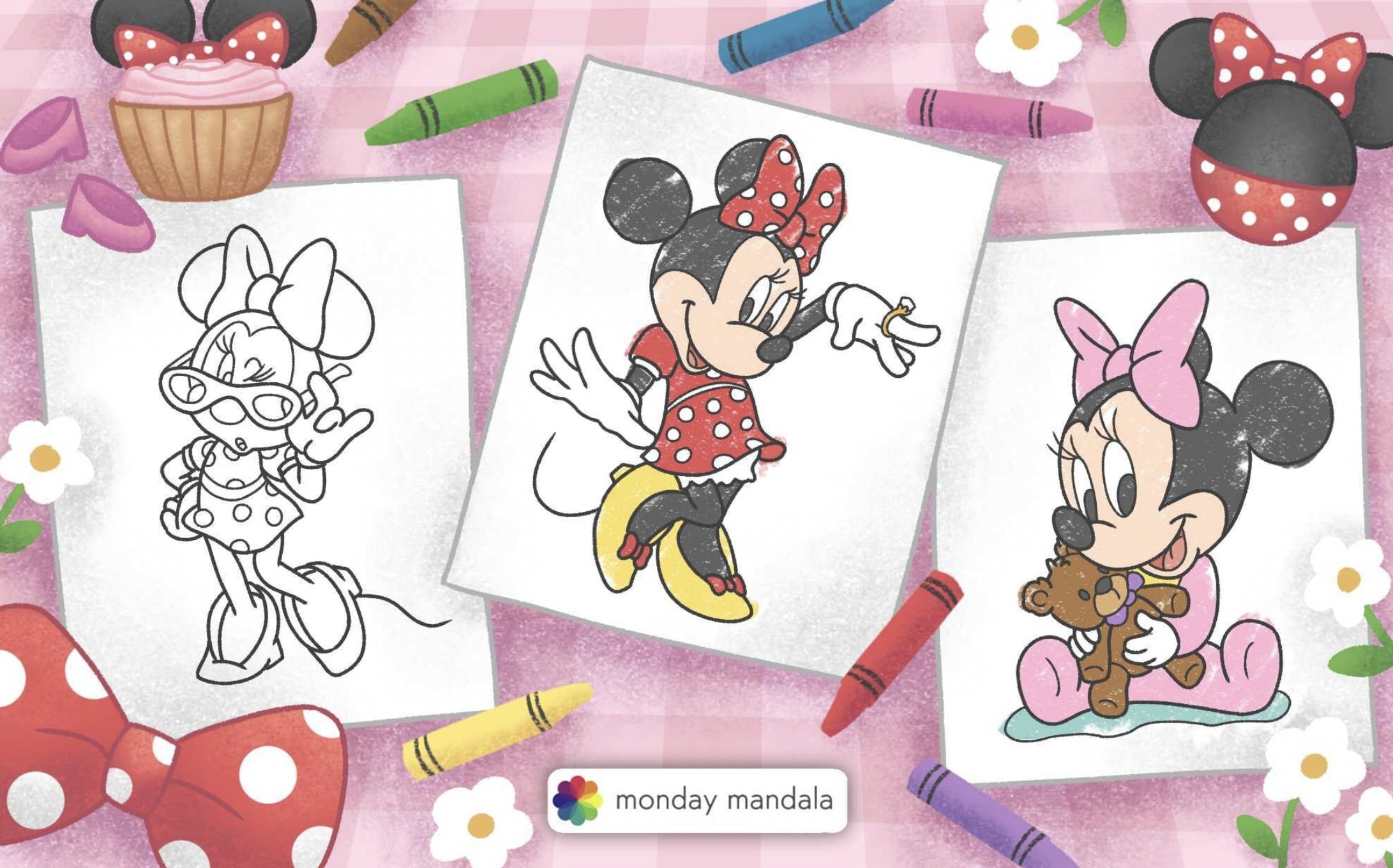 30 Minnie Mouse Coloring Pages (Free PDF Printables)