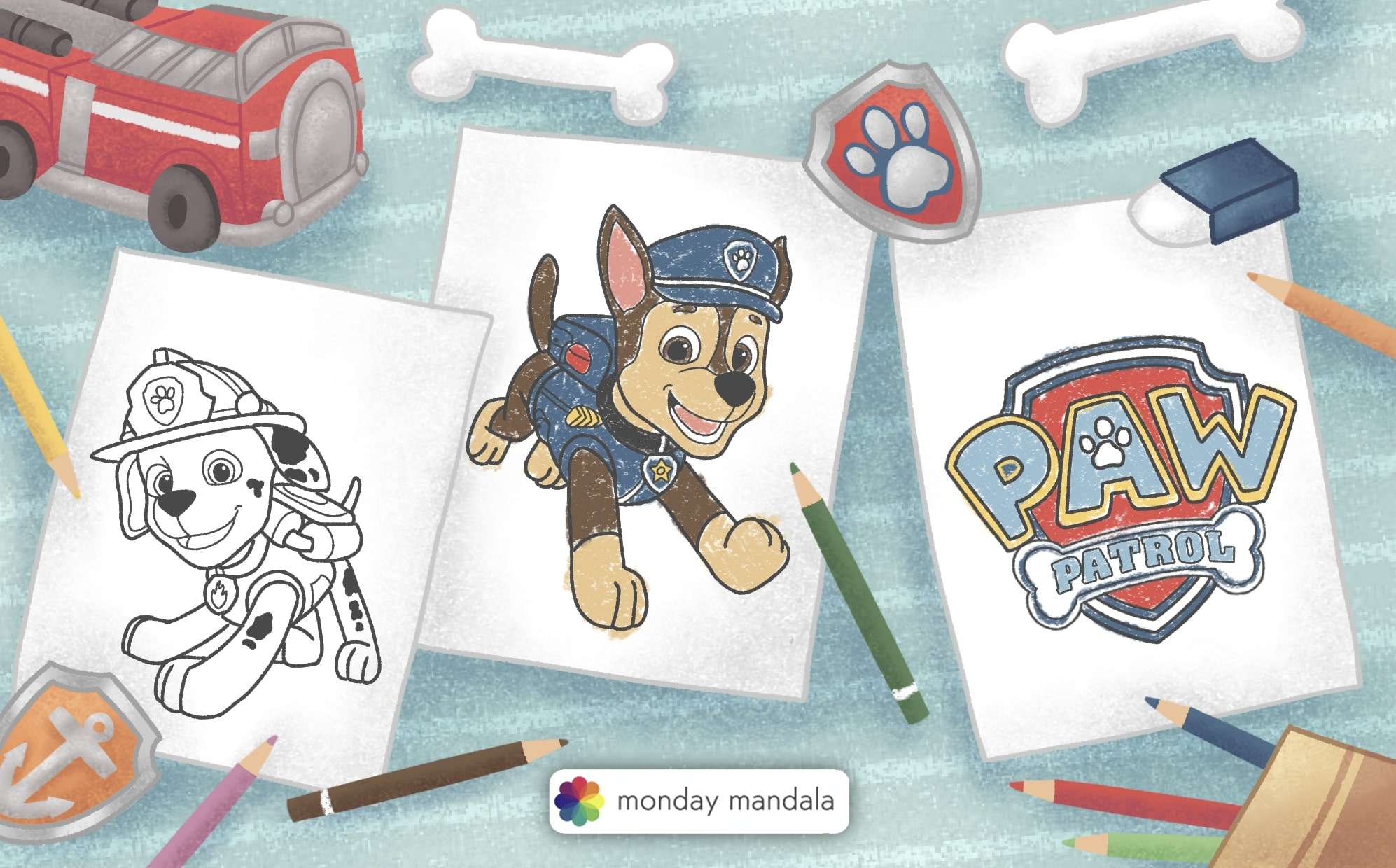 Handcraft Little Boys' Paw Patrol 5 Pack Brief