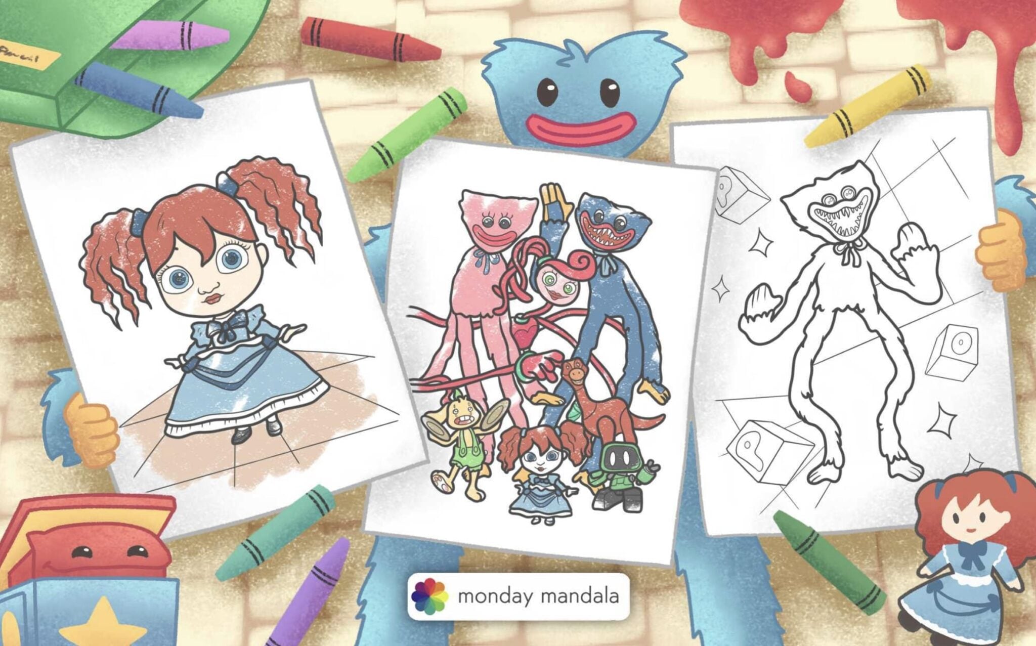 20 Poppy Playtime Coloring Pages (Free PDF Printables)