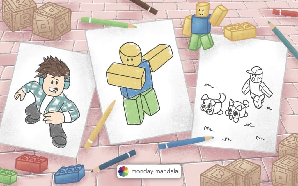 40 Roblox Coloring Pages (Free PDF Printables)