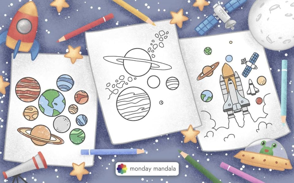 Sun Coloring Page
